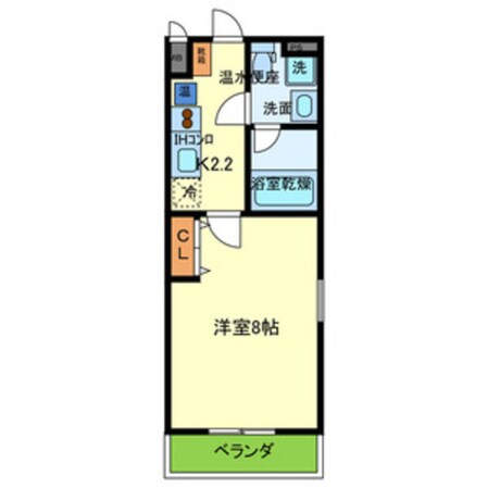 長瀬駅 徒歩14分 2階の物件間取画像